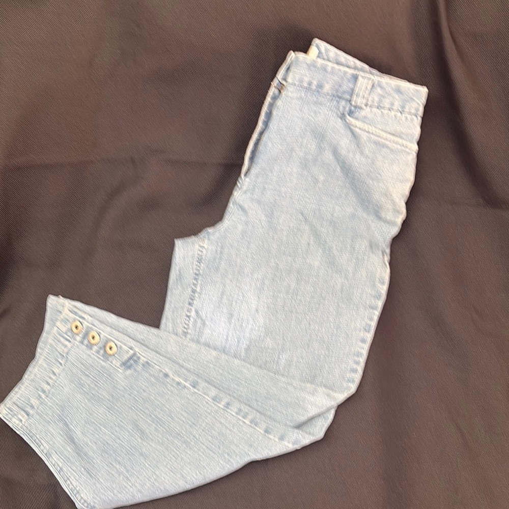 Talbots Blue Ankle Cropped Jeans